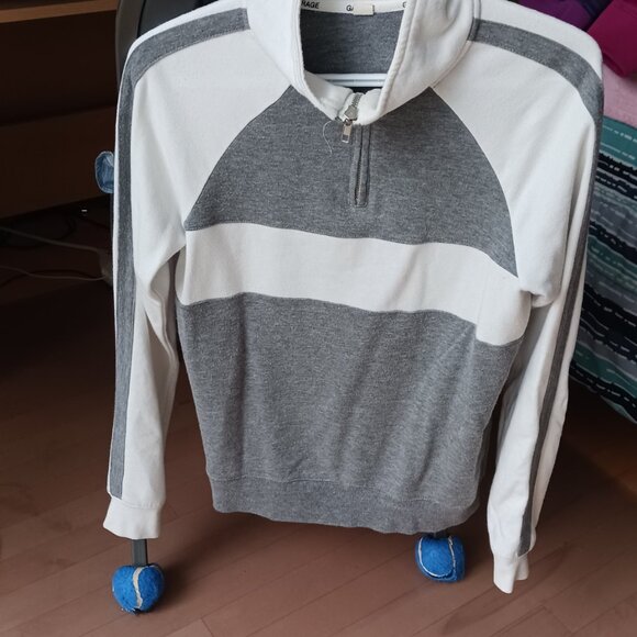 Garage Half-Zip Pullover Sweatshirt - US Small - Picture 1 of 3